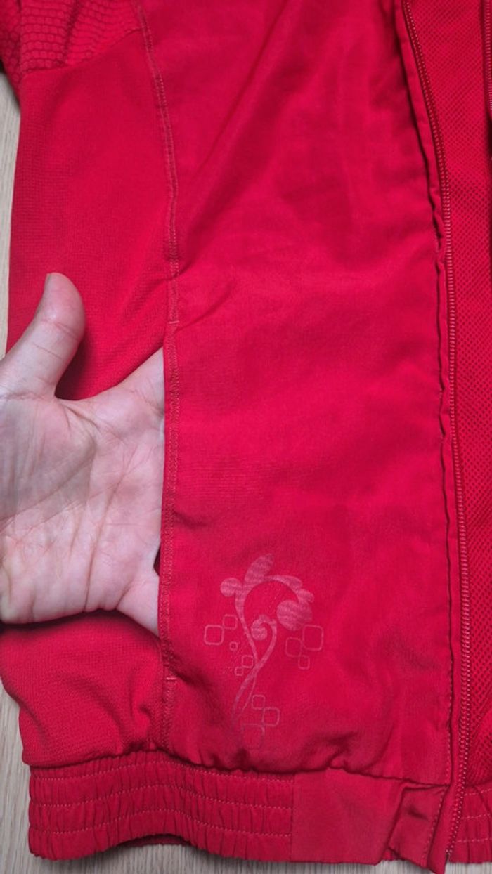 Veste Adidas zippée climat 365 rouge - photo numéro 9