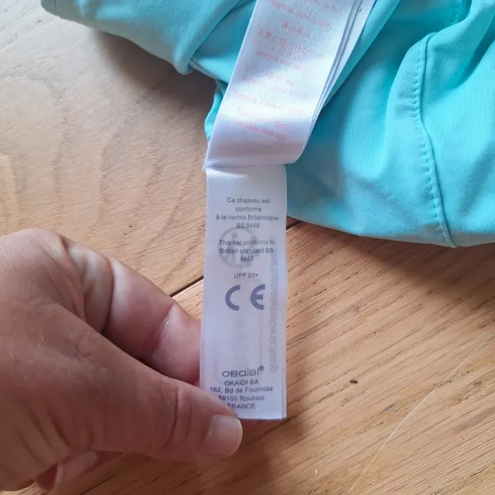 Chapeau réversible anti-UV taille 50 obaibi - photo numéro 4