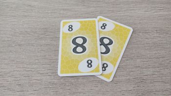 Lot x2 Carte numéro 8 n°8 pièce détachée Skyjo jeu de société #E15