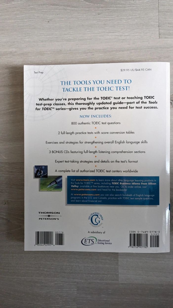 TOEIC Thomson Official Test-préparation guidee - photo numéro 2