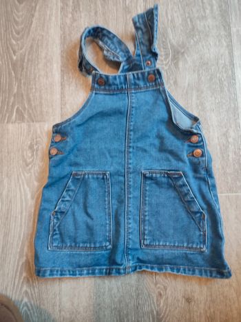 Robe jean bébé fille