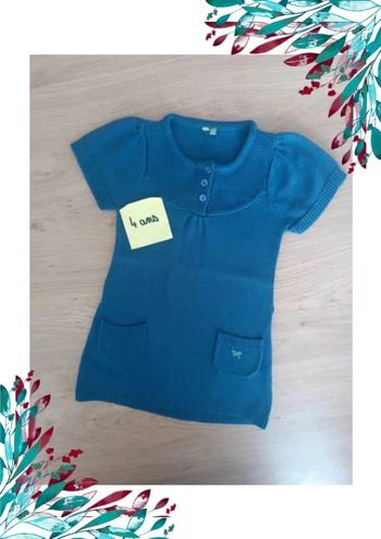 Robe pull 4/5 ans paillettes