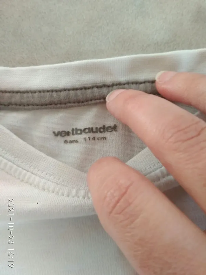 Lot 2 t shirts manches longues 6 ans - photo numéro 5
