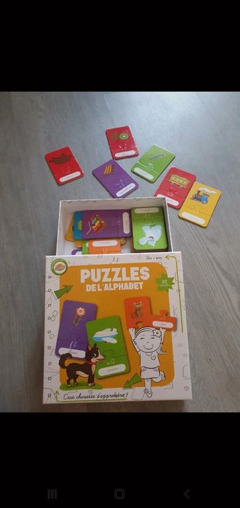 Jeu puzzles de l'alphabet