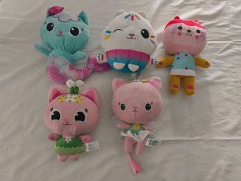 Lot peluches gabby chat
