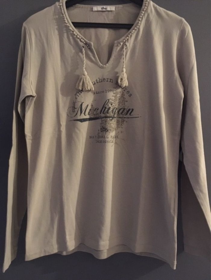 T-shirt femme manches longues - TBS - taille 38