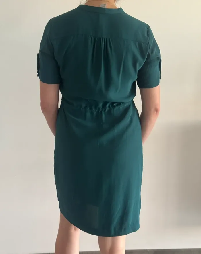 Robe verte à manches courtes 38 - photo numéro 4