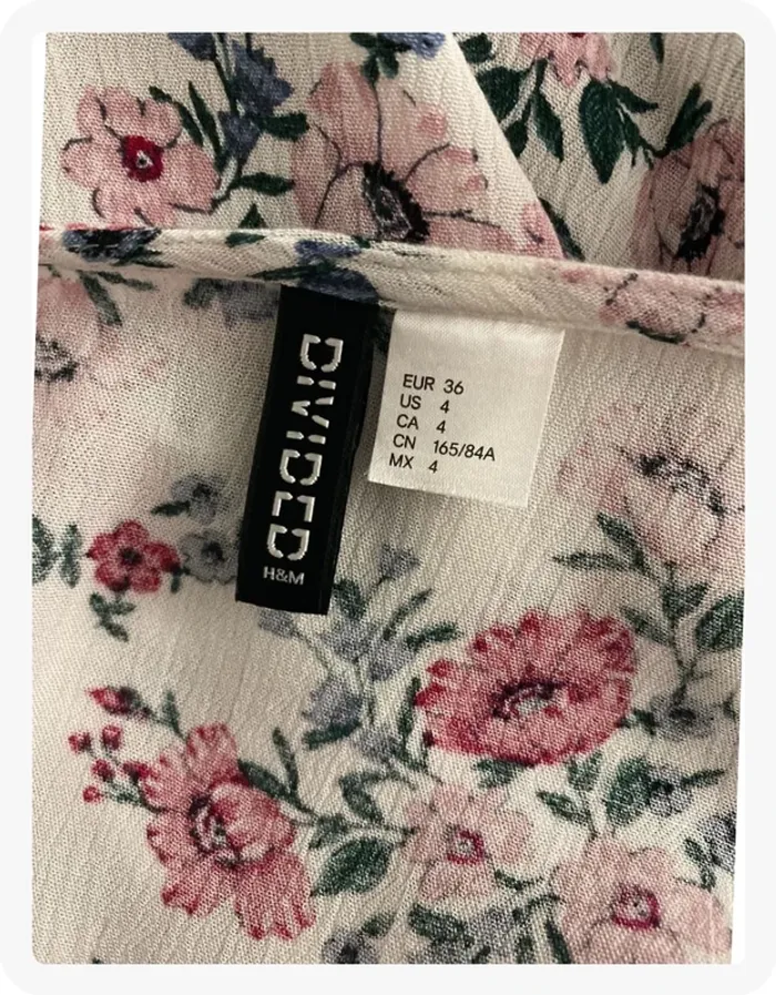 Blouse imprimé fleuri H&M Divided - photo numéro 5