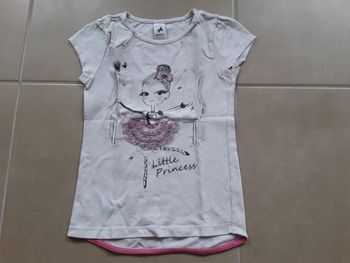 T-shirt blanc danseuse fille 8 ans PALOMINO