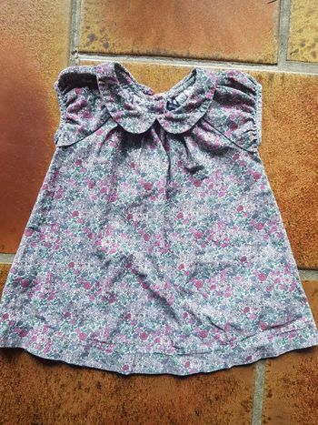 Robe liberty velours hiver baby gap 2ans