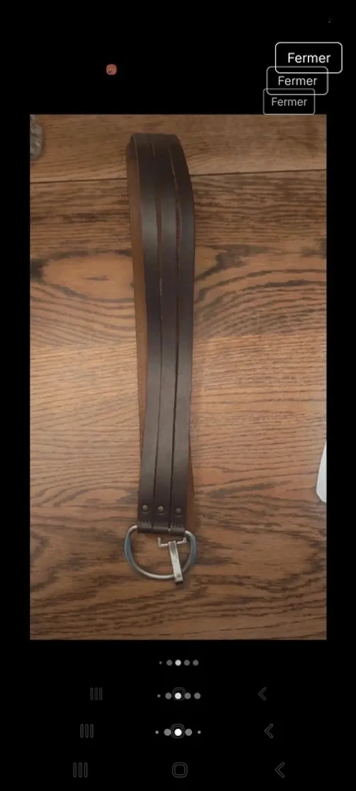 Ceinture Marron Joop.V 95cm cuir Marron - photo numéro 14