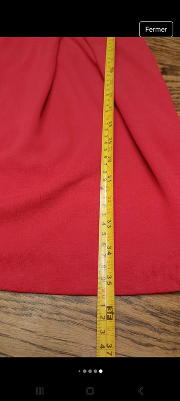 Belle Robe Mer du Nord t 38 rouge framboise - photo numéro 20