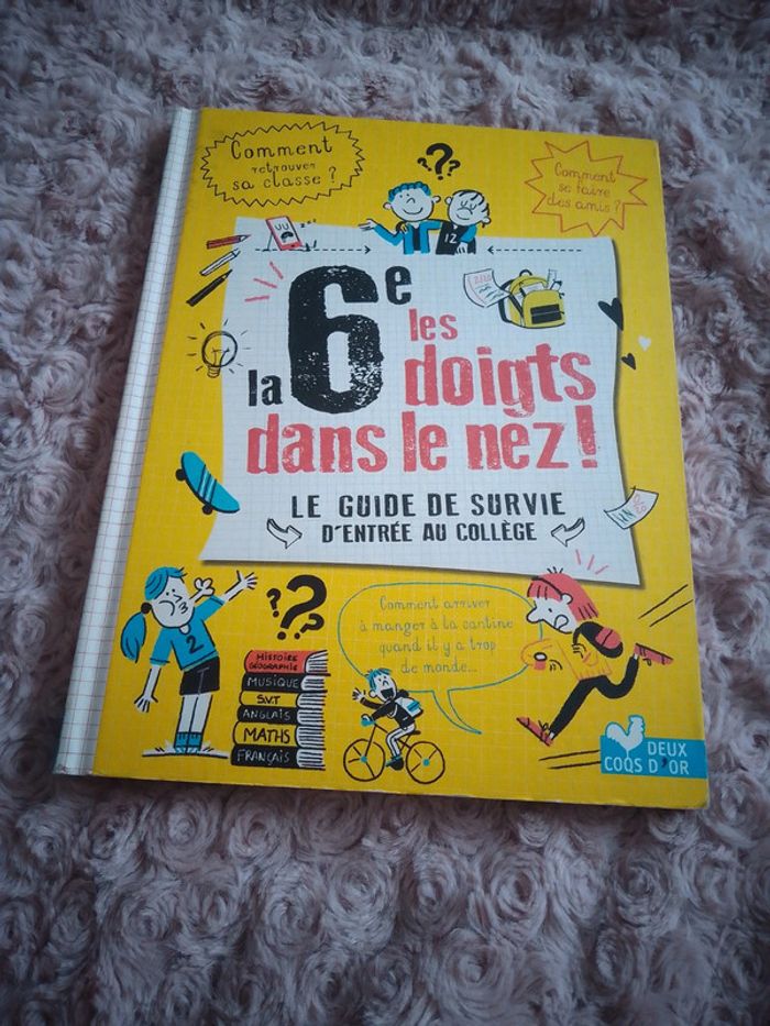 Livre la 6e les doigts dans le nez
