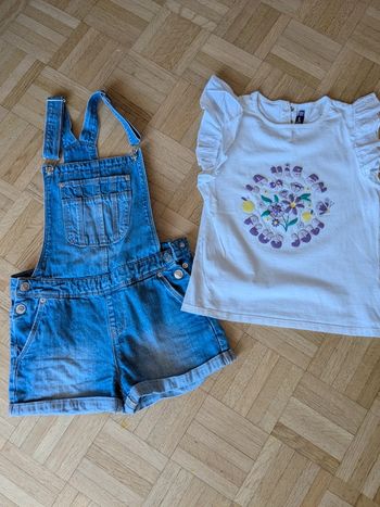 Ensemble combishort tee shirt