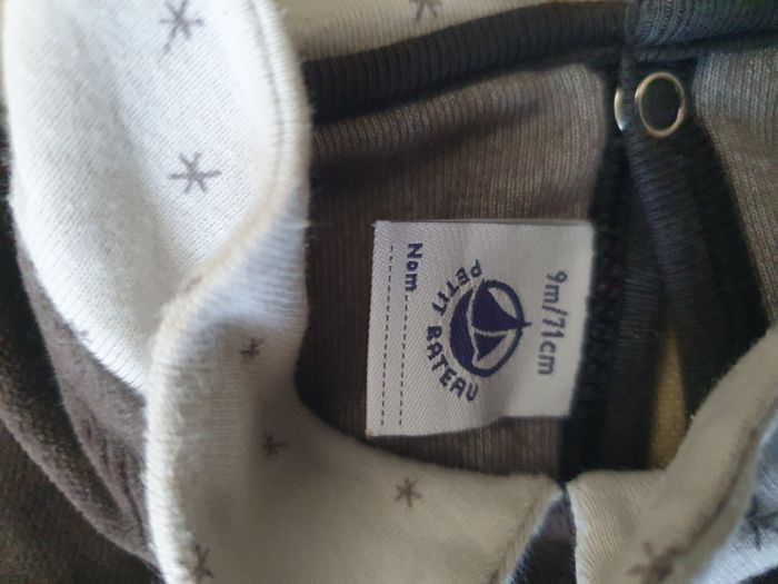 Lot de 3 pyjamas grenouillère 9 mois - photo numéro 5