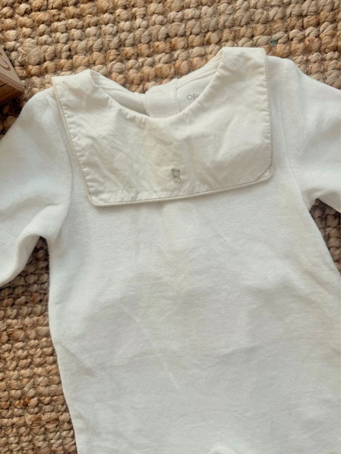 Pyjama velours Obaibi 3mois / 60cm - photo numéro 2