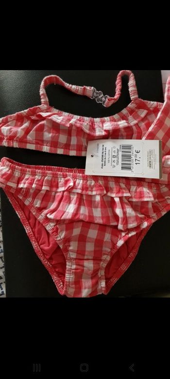 Maillot de bain 2 pièces bikini 4 ans