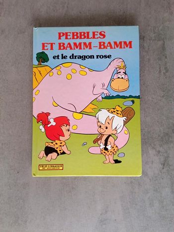 Livre - Les Pierrafeu - Pebbles et Bamm-Bamm et le dragon rose
