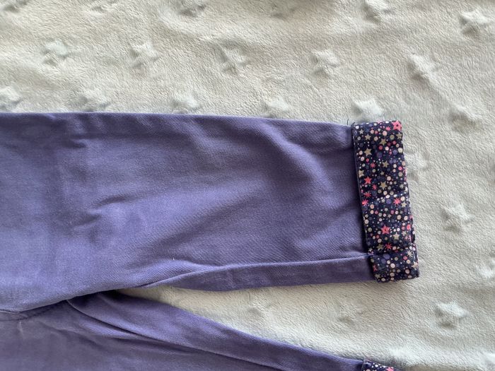 pantalon taille élastique violet 9 mois sergent major - photo numéro 5