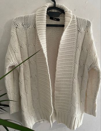 Gilet Grosse Maille Mim Femme Taille S/36 Mim