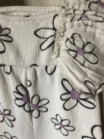 Salopette bi matières tricot et gaz 18 mois Zara