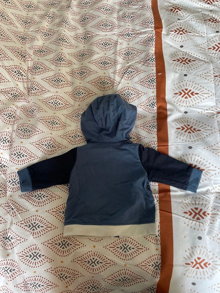 Sweat-shirt zippé sergent major 3 mois - photo numéro 3