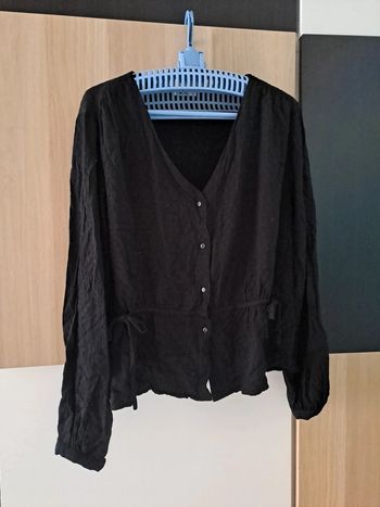 Beau chemisier original noir