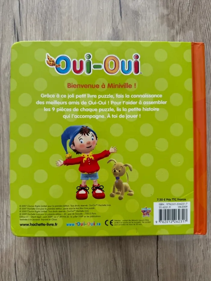 Livre puzzle oui oui - photo numéro 2