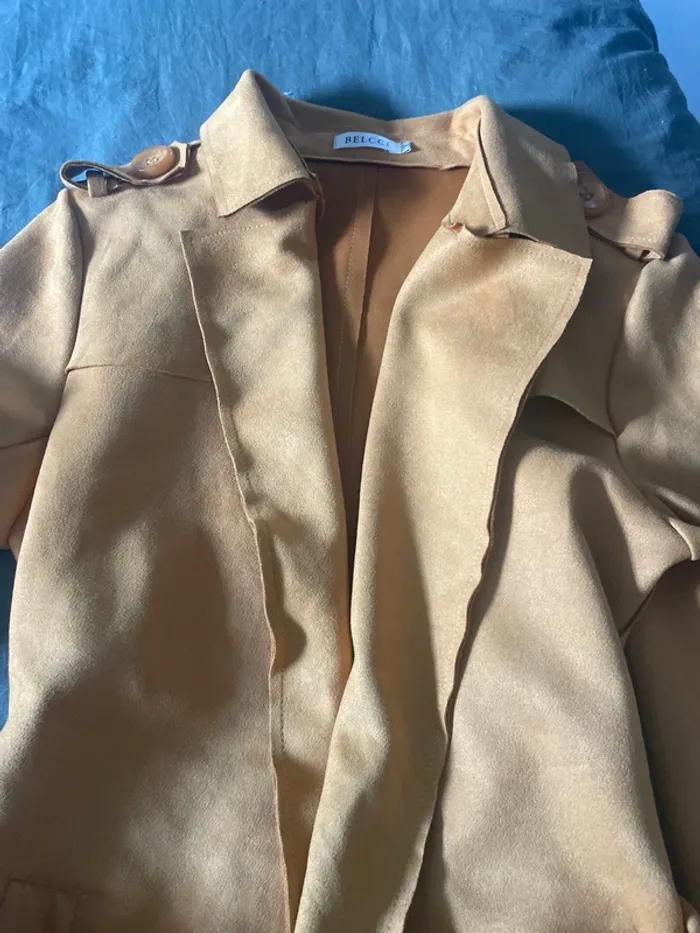 Superbe veste longue en suédine Belcci L/XL - photo numéro 2