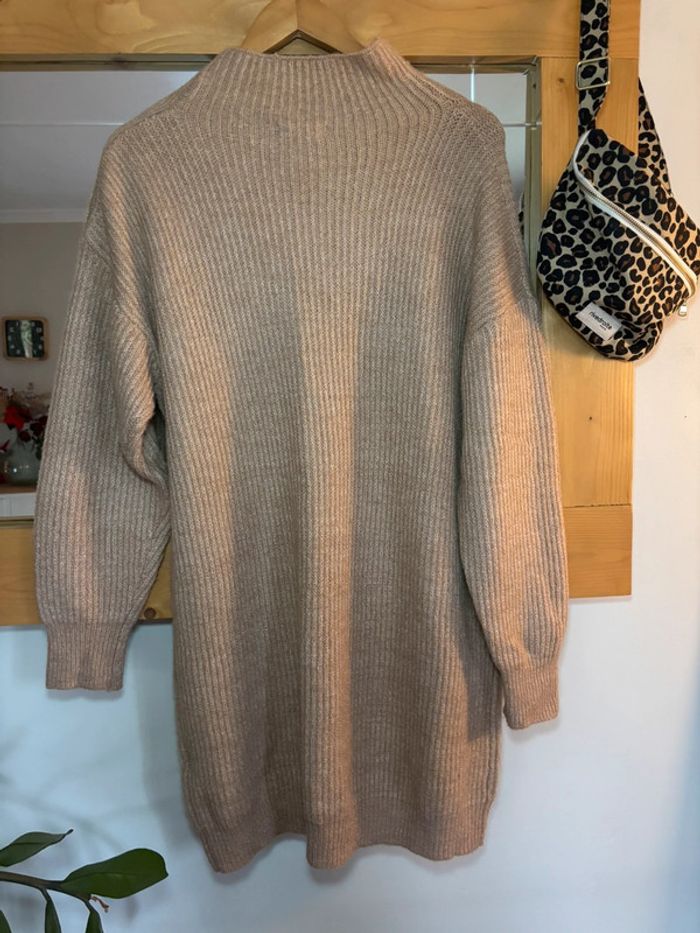 Robe pull Peace n’love  taille unique camel - photo numéro 4