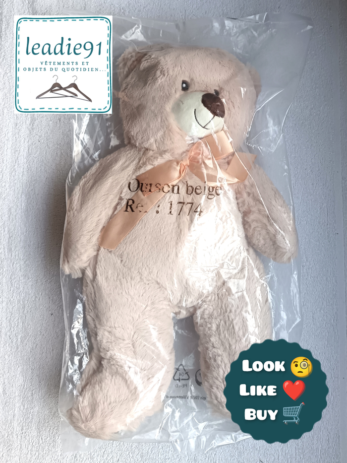peluche grand ours Fordis NEUF
