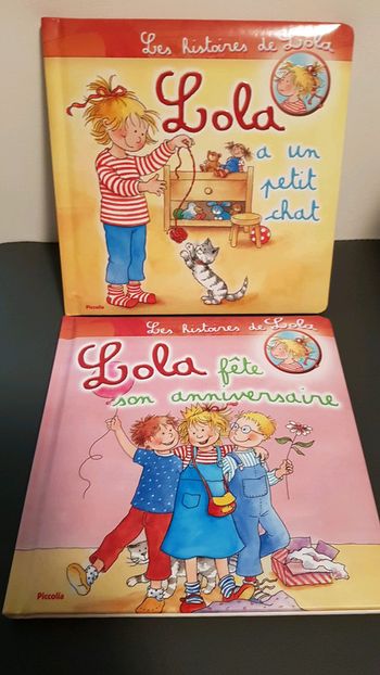 Lot de 2 livres Lola