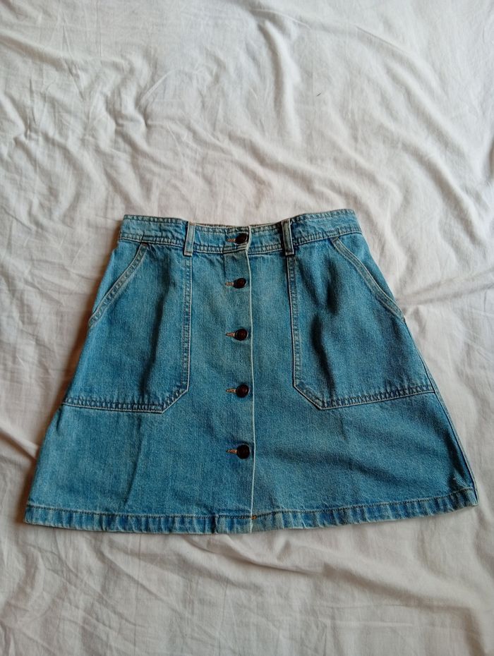 Jupe jean Zara woman taille s - photo numéro 1