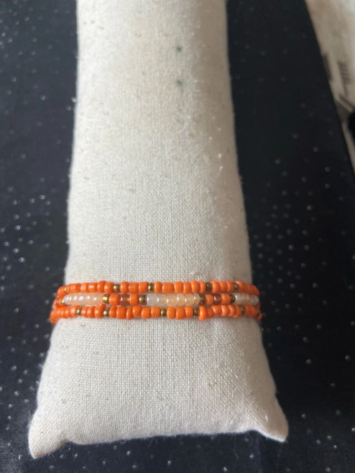 Bracelets ethniques orange