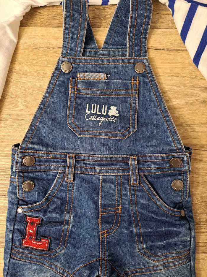 Ensemble salopette Lulu Castagnette 3 mois - photo numéro 2