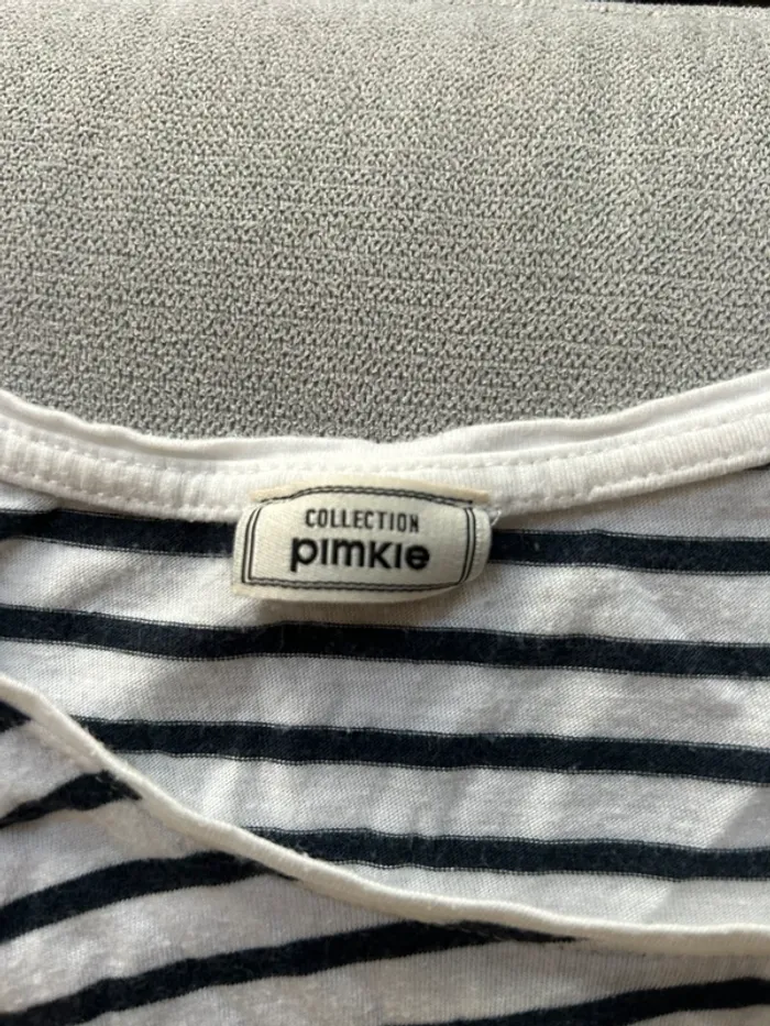 T-shirt à rayures taille S - photo numéro 5