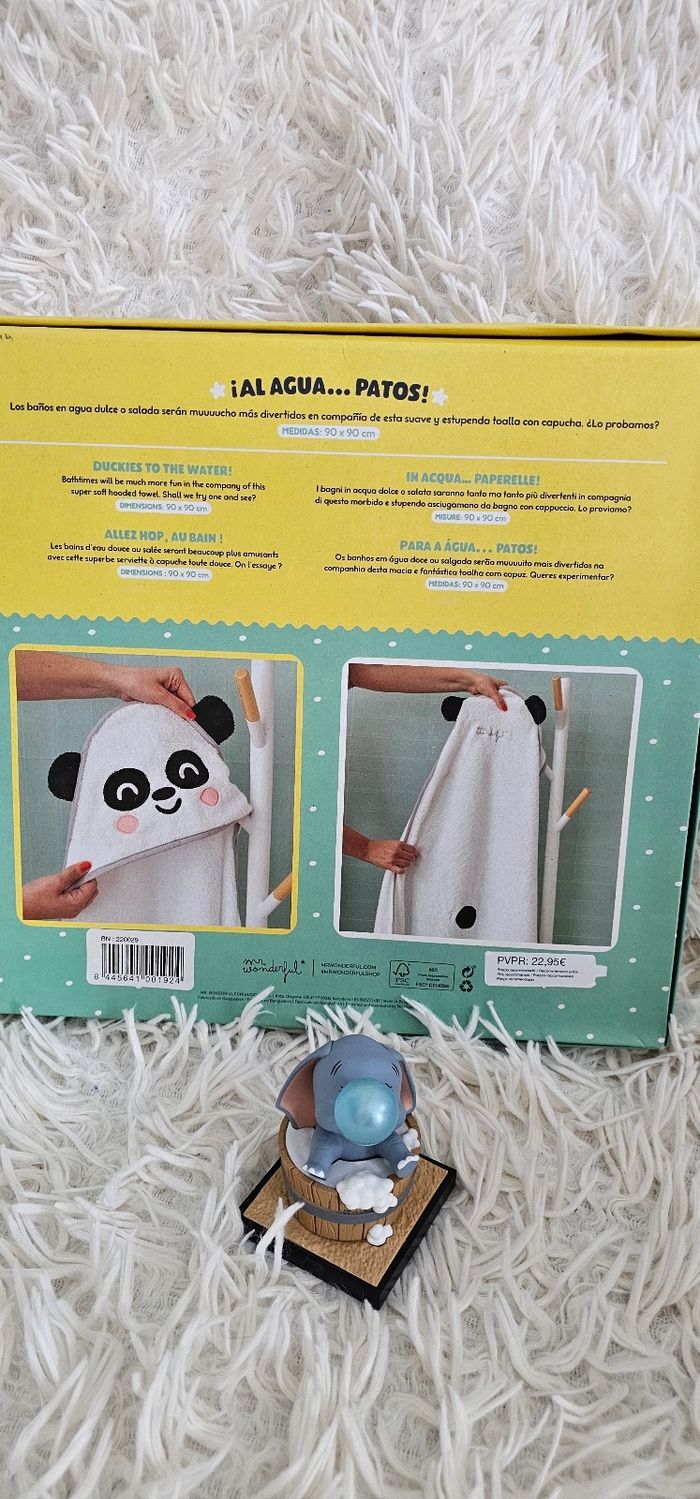 Maxi Cape de bain panda - photo numéro 3