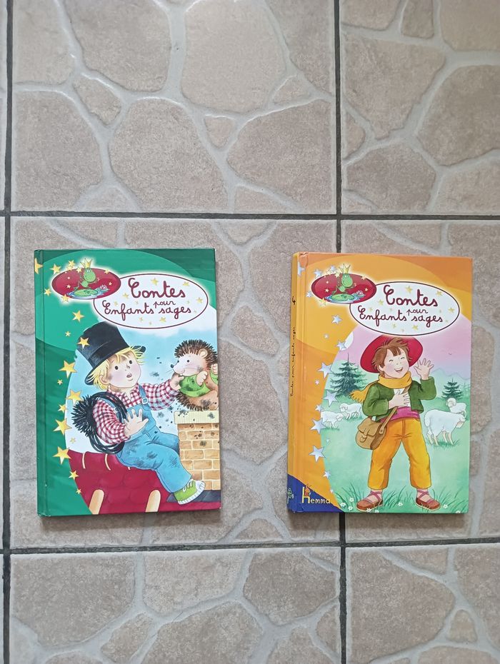 2  livres de contes pour les enfants sages