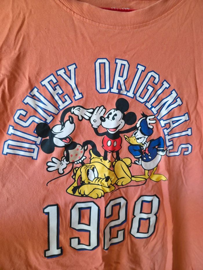 Tee shirt mickey friends corail - photo numéro 6