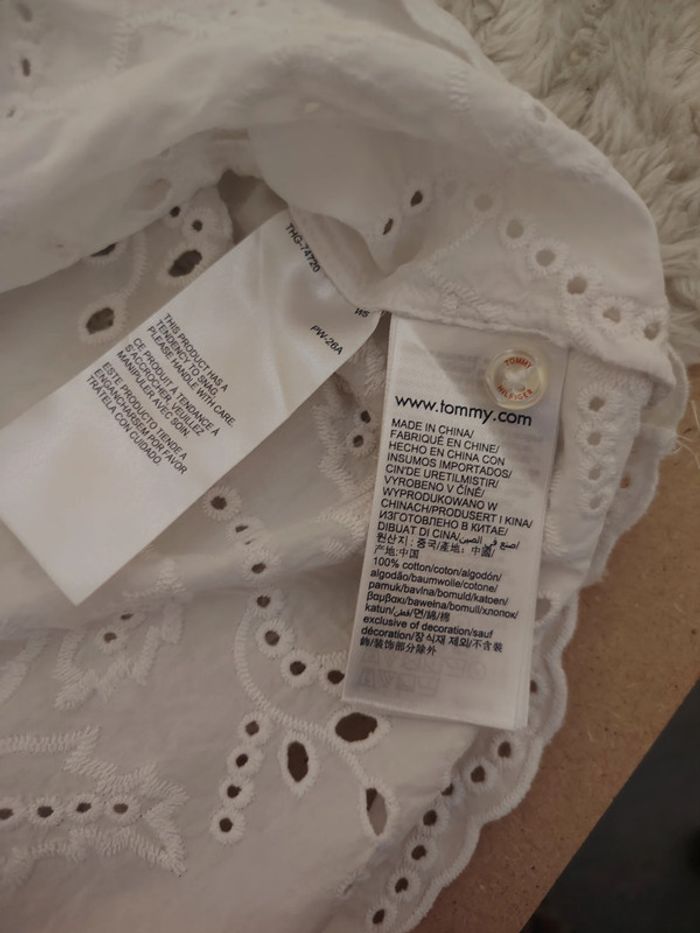 Blouse Tommy Hilfiger blanche - photo numéro 5