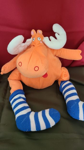 IKEA Peluche Renne orange Chaussette Barnslig alg Moose Reindeer