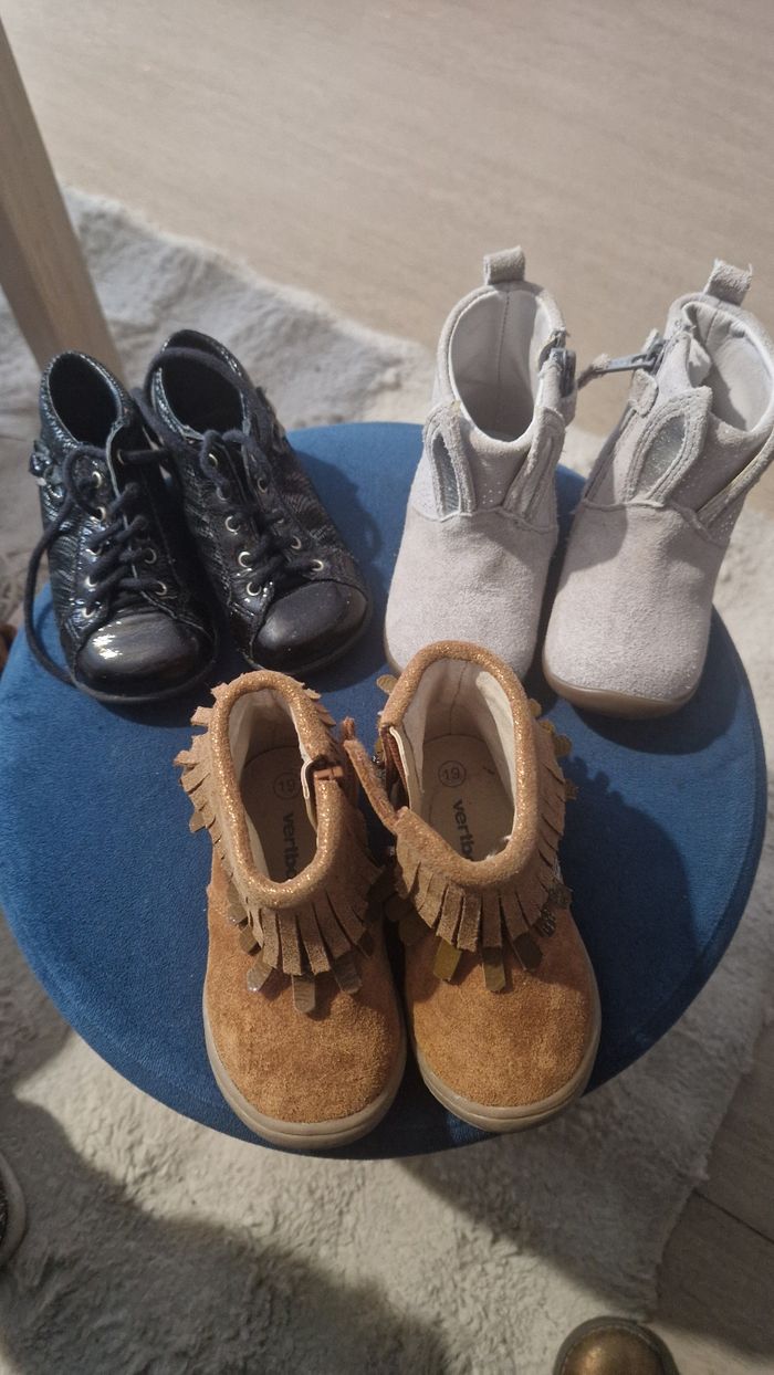 Lot de chaussures bébé - photo numéro 9