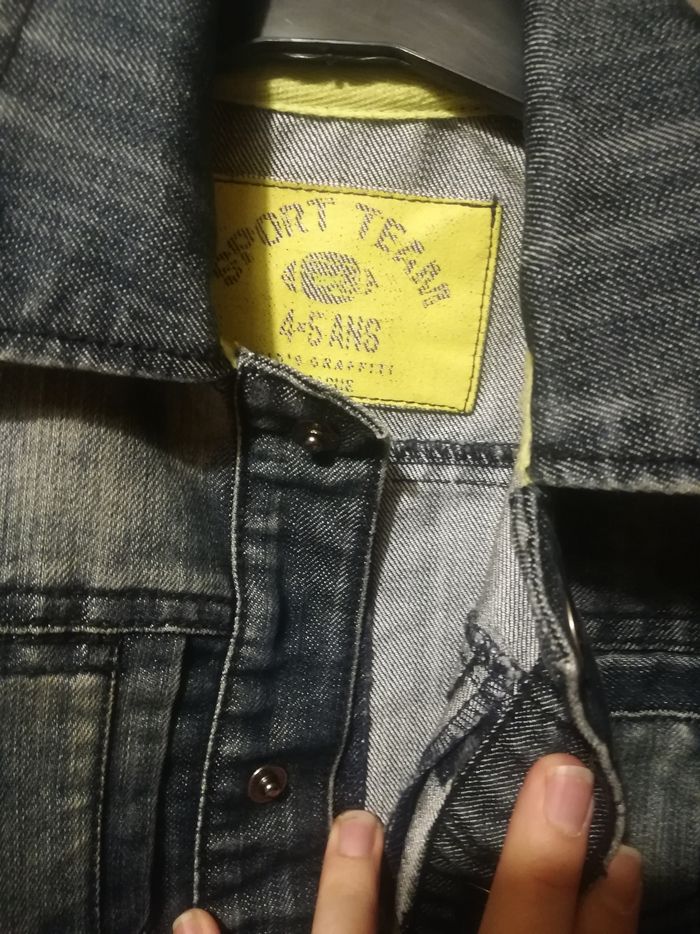 Veste en jean garcon - photo numéro 2
