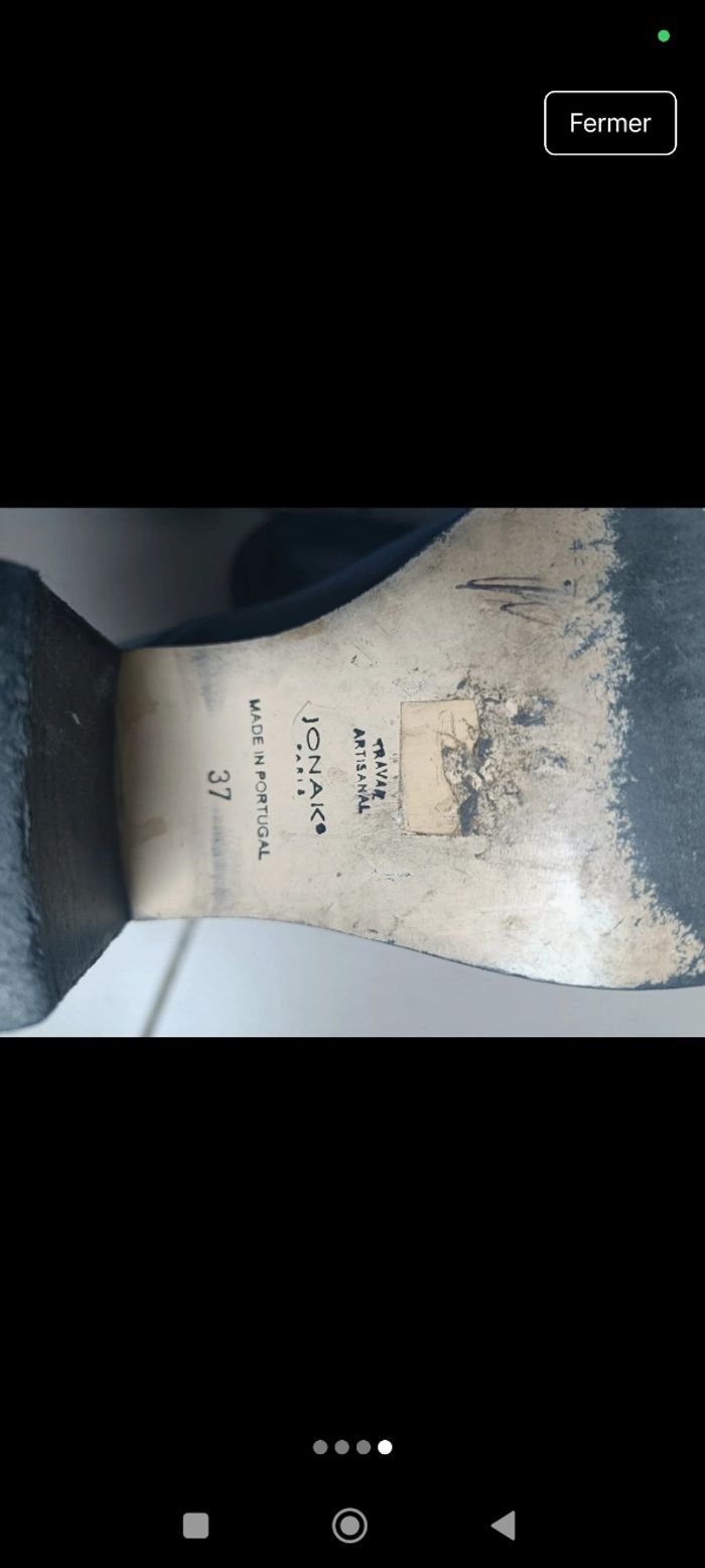 Bottines noires Jonak - photo numéro 4