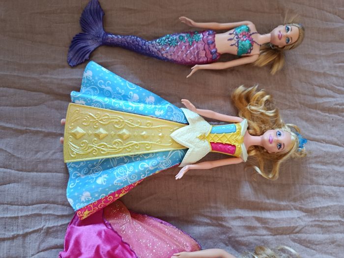 Lot de 3 Barbies princesse - photo numéro 5