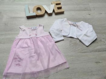 Ensemble robe et Boléro Disney 3 mois