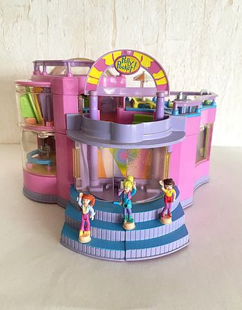 Polly Pocket concert hall 1999 + 3 figurines aimantées