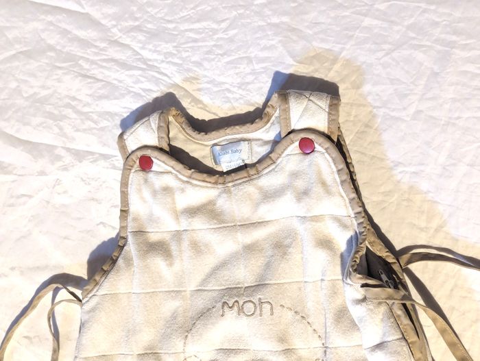 Sac Couchage Couchette Motif Quadrillages Ourson Ecriture Nounours Accessoire Petits Enfants Bébés - photo numéro 2