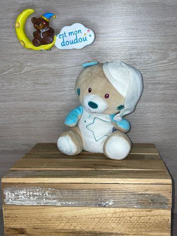 SDO195 doudou ours 🐻 sucre d’orge