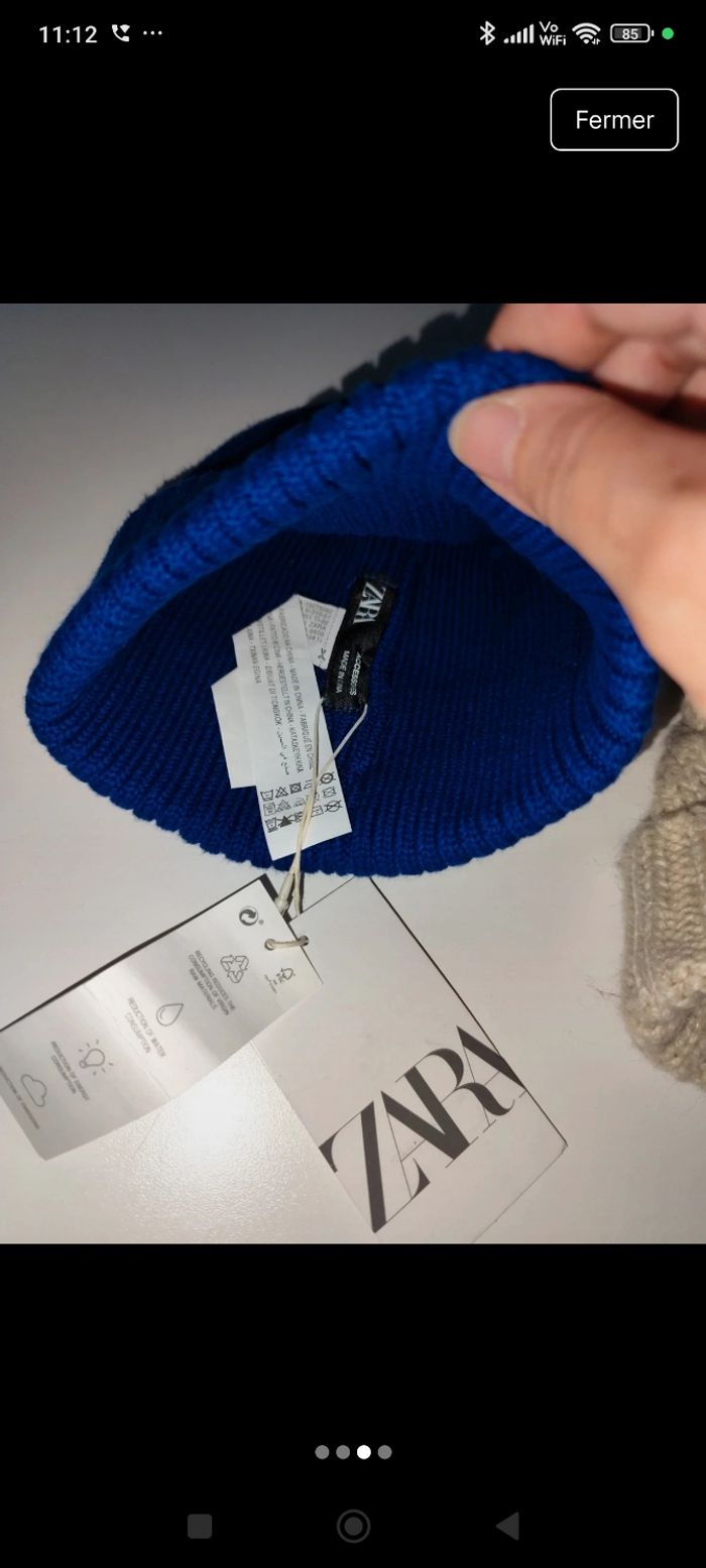 Bonnet enfant taille 54 Zara - photo numéro 3